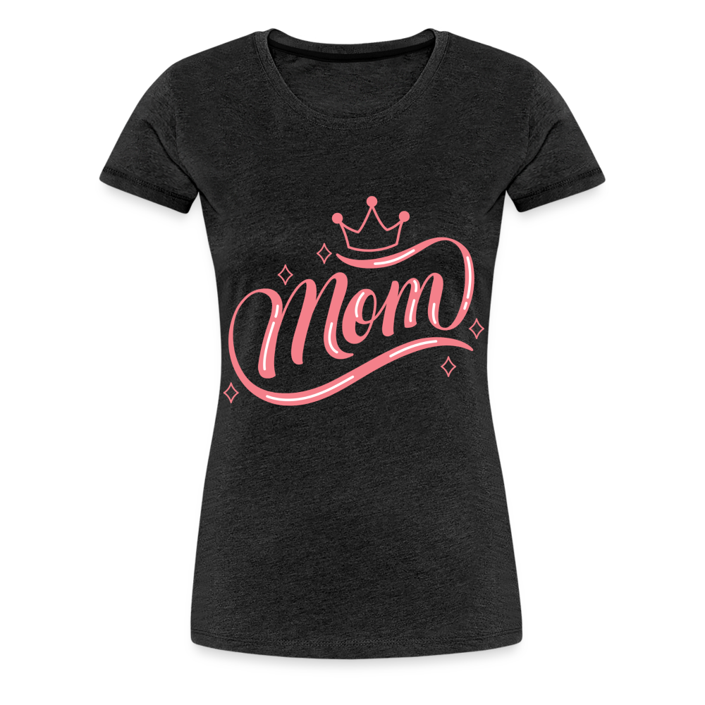 Frauen Premium T-Shirt - mom Design - Anthrazit