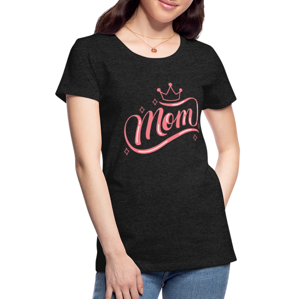 Frauen Premium T-Shirt - mom Design - Anthrazit