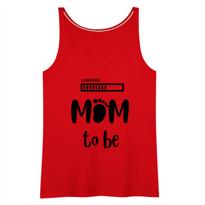 Frauen Premium Tank Top - Loading Mom to be - werdende Mutter Design - Rot