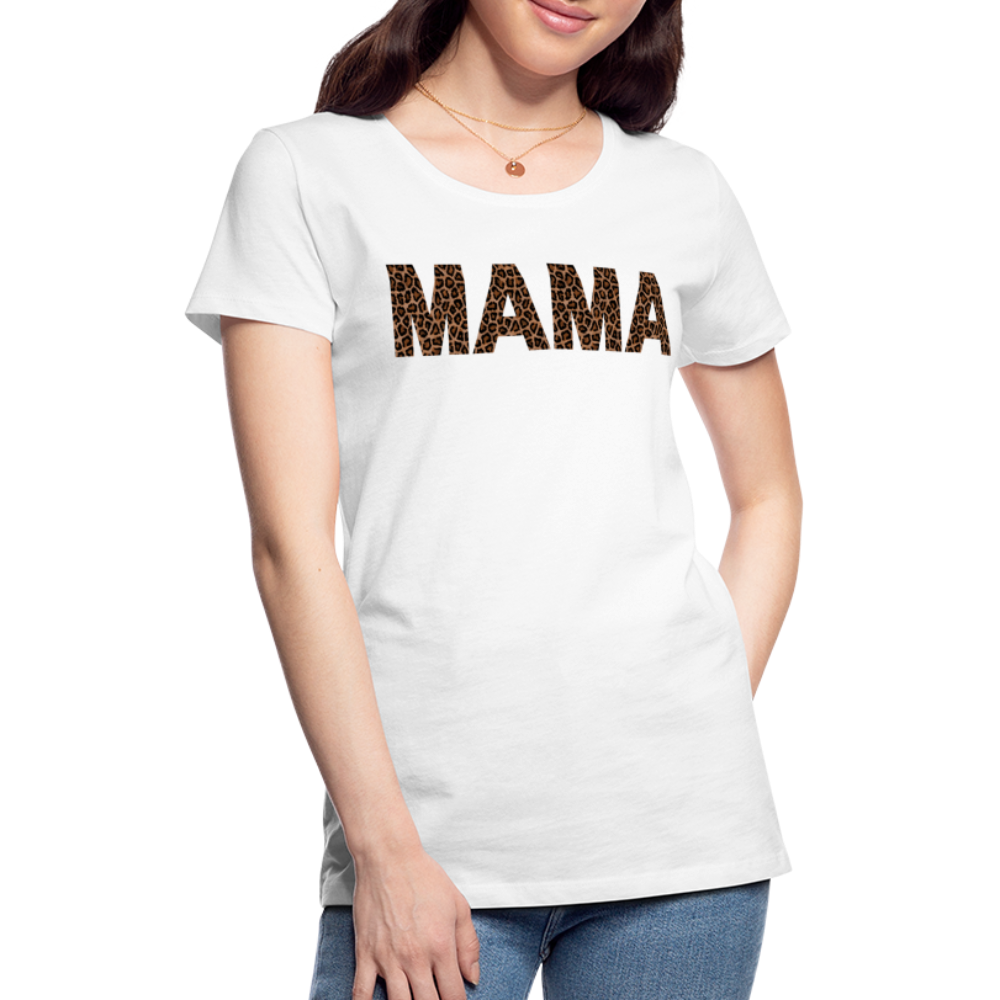 Frauen Premium T-Shirt - Mama Deisgn - weiß