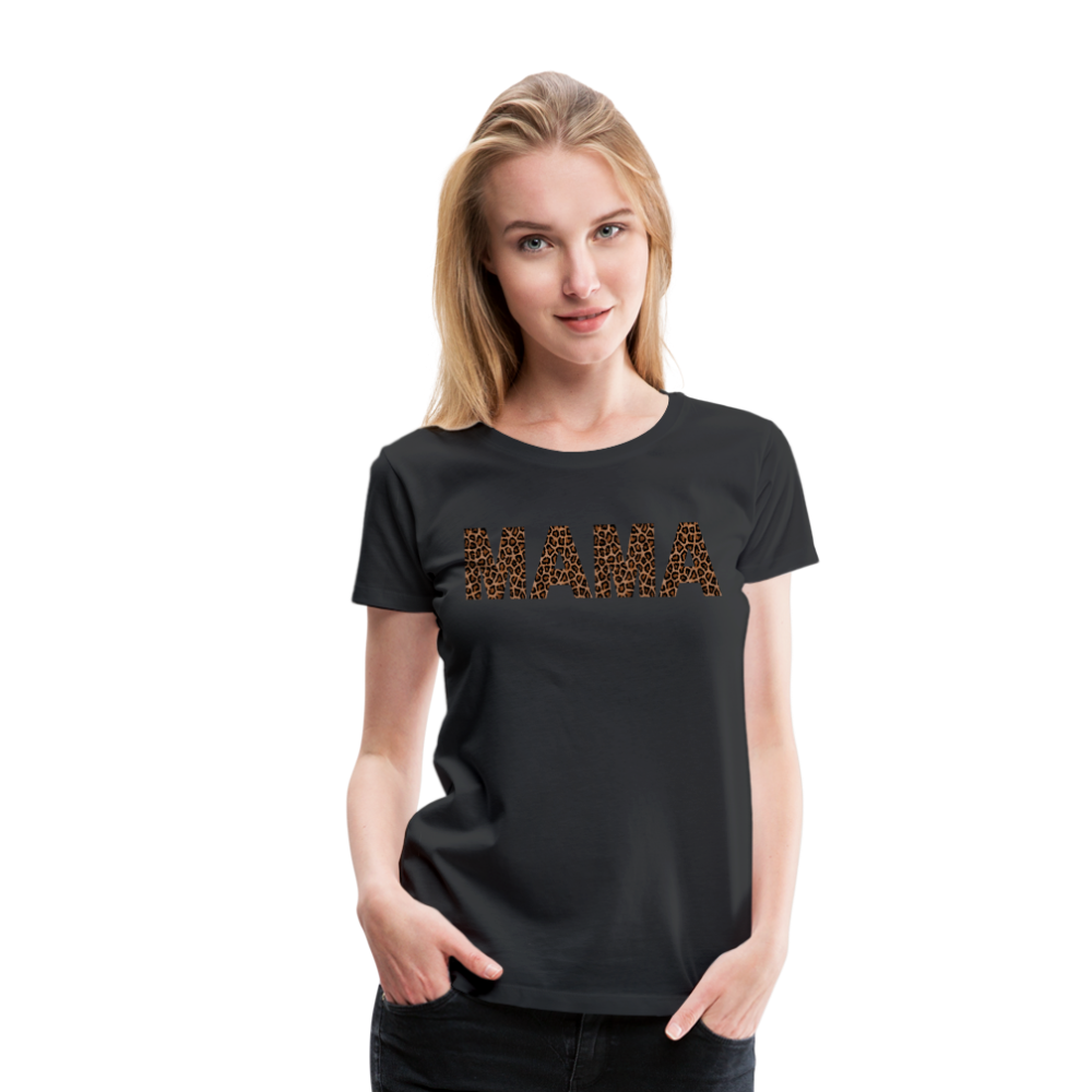 Frauen Premium T-Shirt - Mama Deisgn - Schwarz