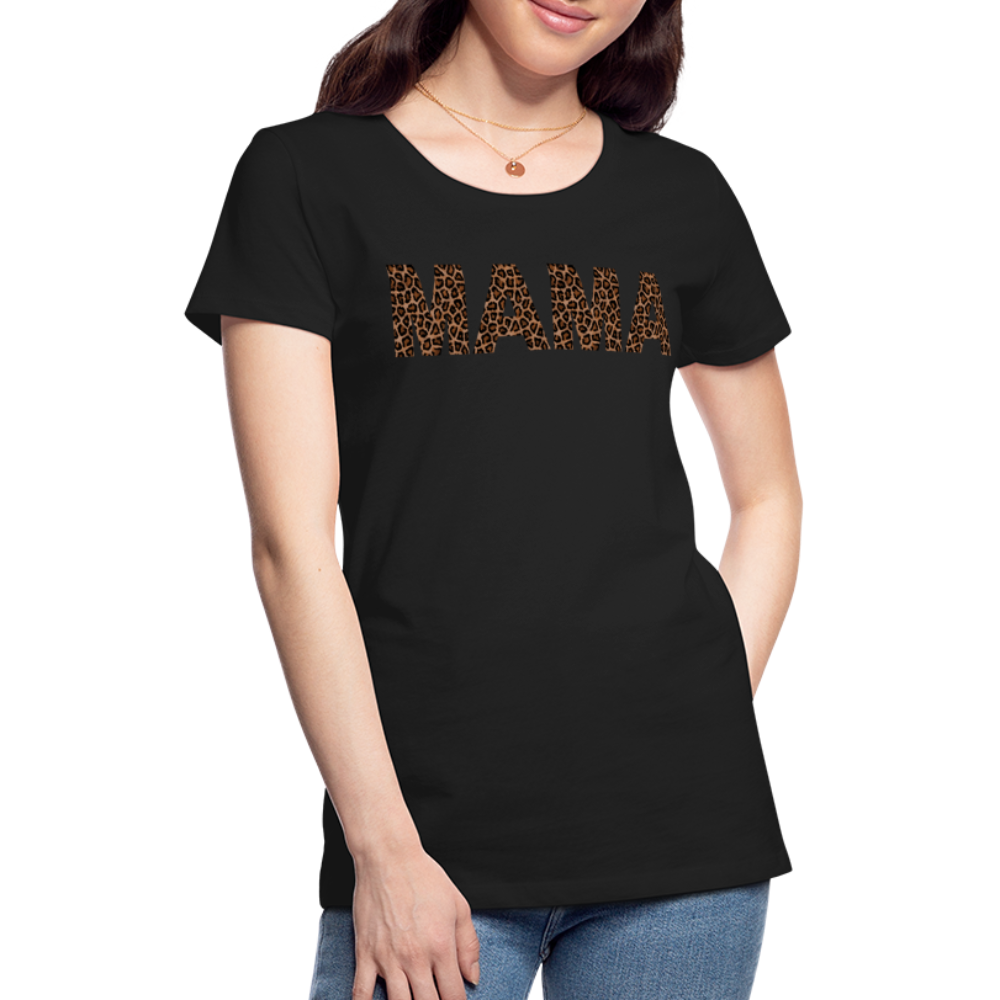 Frauen Premium T-Shirt - Mama Deisgn - Schwarz