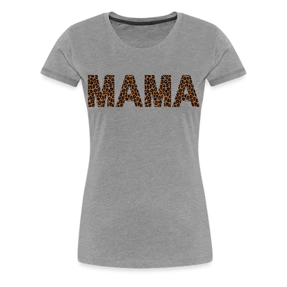 Frauen Premium T-Shirt - Mama Deisgn - Grau meliert