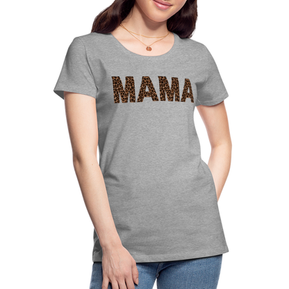 Frauen Premium T-Shirt - Mama Deisgn - Grau meliert