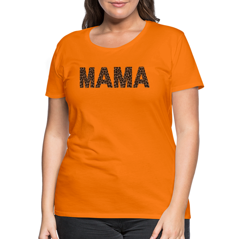 Frauen Premium T-Shirt - Mama Deisgn - Orange