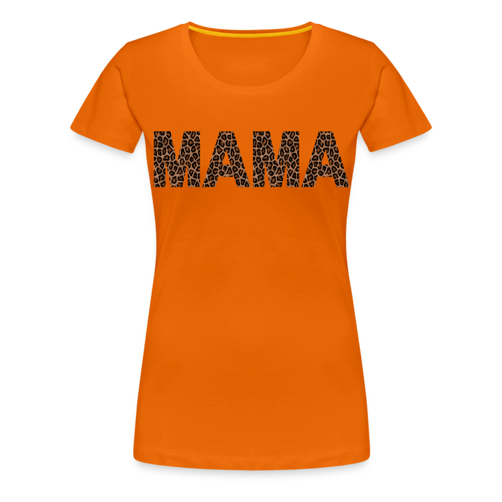 Frauen Premium T-Shirt - Mama Deisgn - Orange