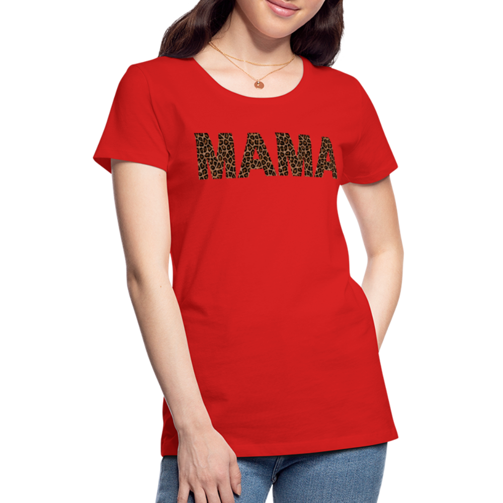 Frauen Premium T-Shirt - Mama Deisgn - Rot