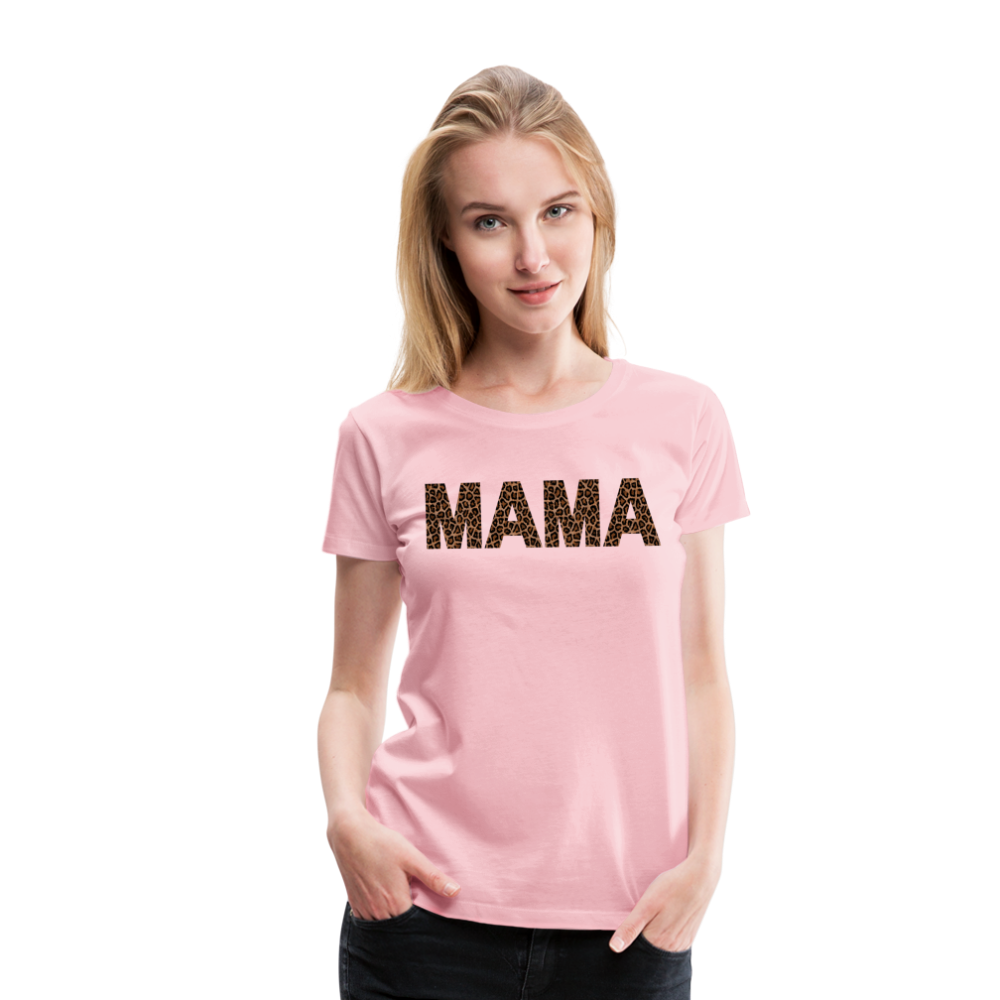 Frauen Premium T-Shirt - Mama Deisgn - Hellrosa