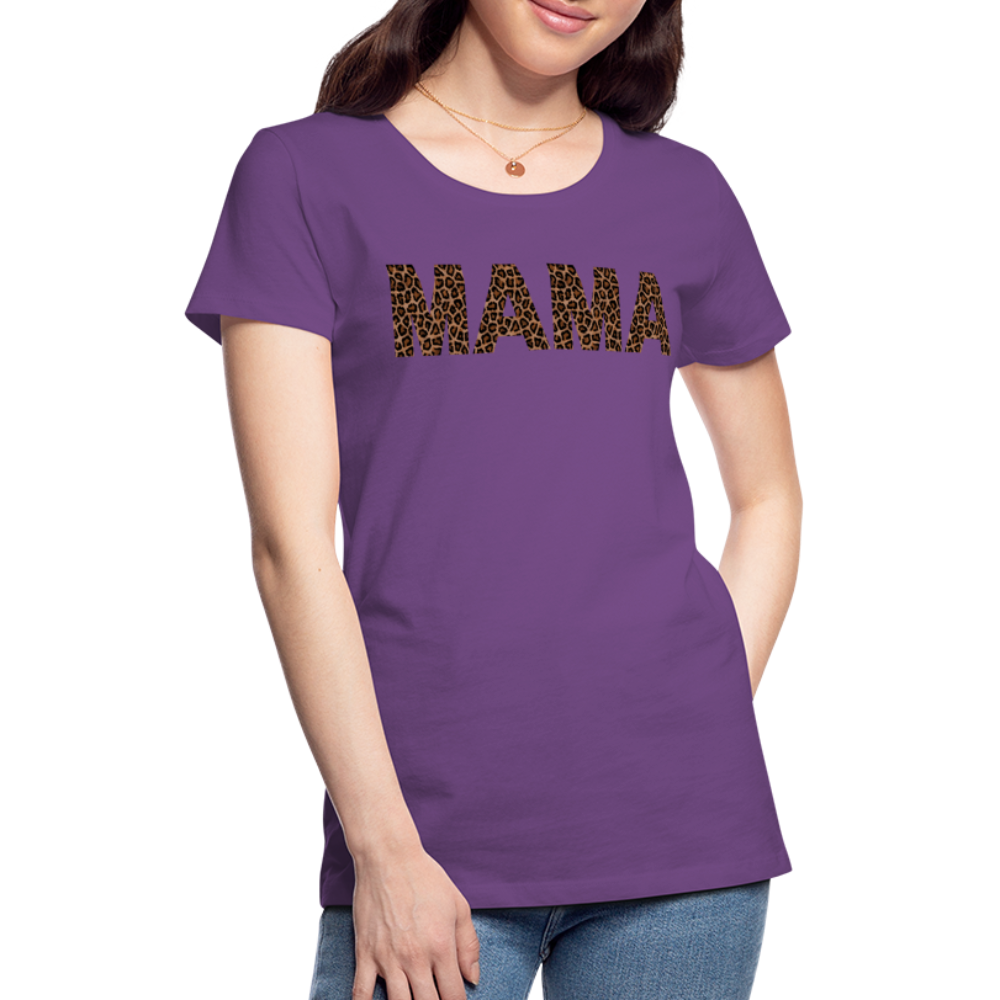 Frauen Premium T-Shirt - Mama Deisgn - Lila