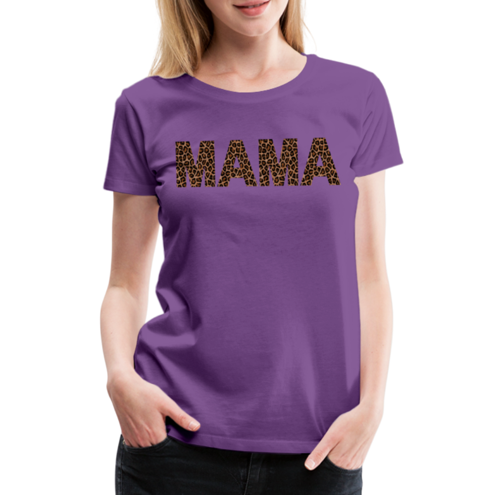 Frauen Premium T-Shirt - Mama Deisgn - Lila