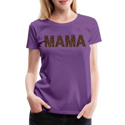 Frauen Premium T-Shirt - Mama Deisgn - Lila