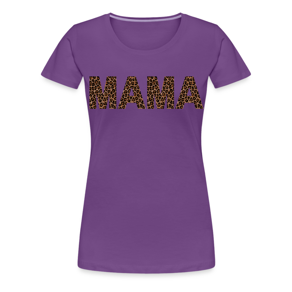 Frauen Premium T-Shirt - Mama Deisgn - Lila