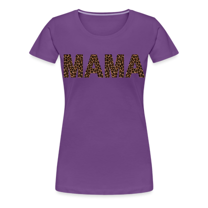 Frauen Premium T-Shirt - Mama Deisgn - Lila