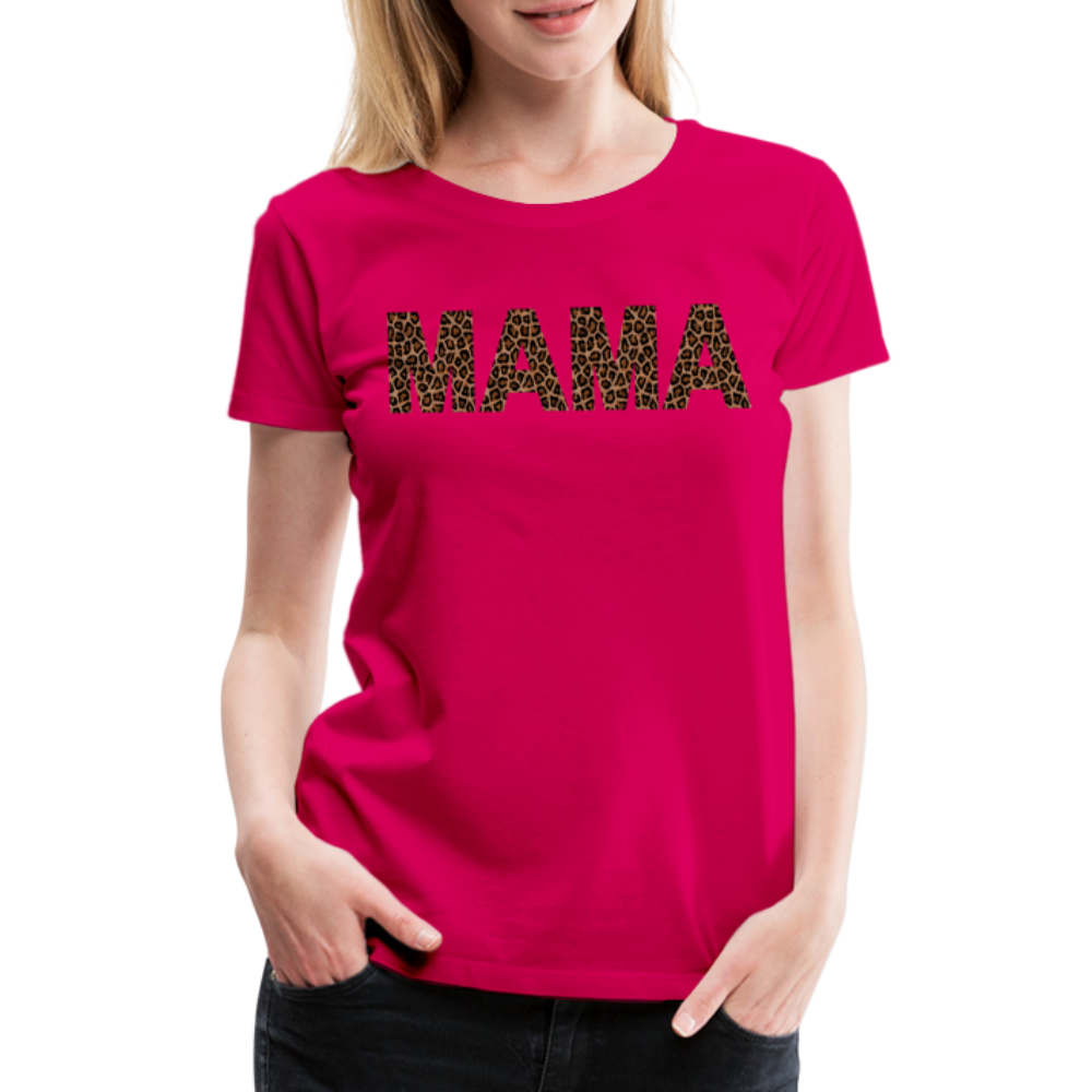 Frauen Premium T-Shirt - Mama Deisgn - dunkles Pink