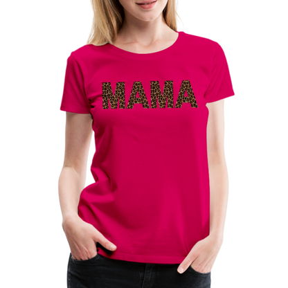 Frauen Premium T-Shirt - Mama Deisgn - dunkles Pink