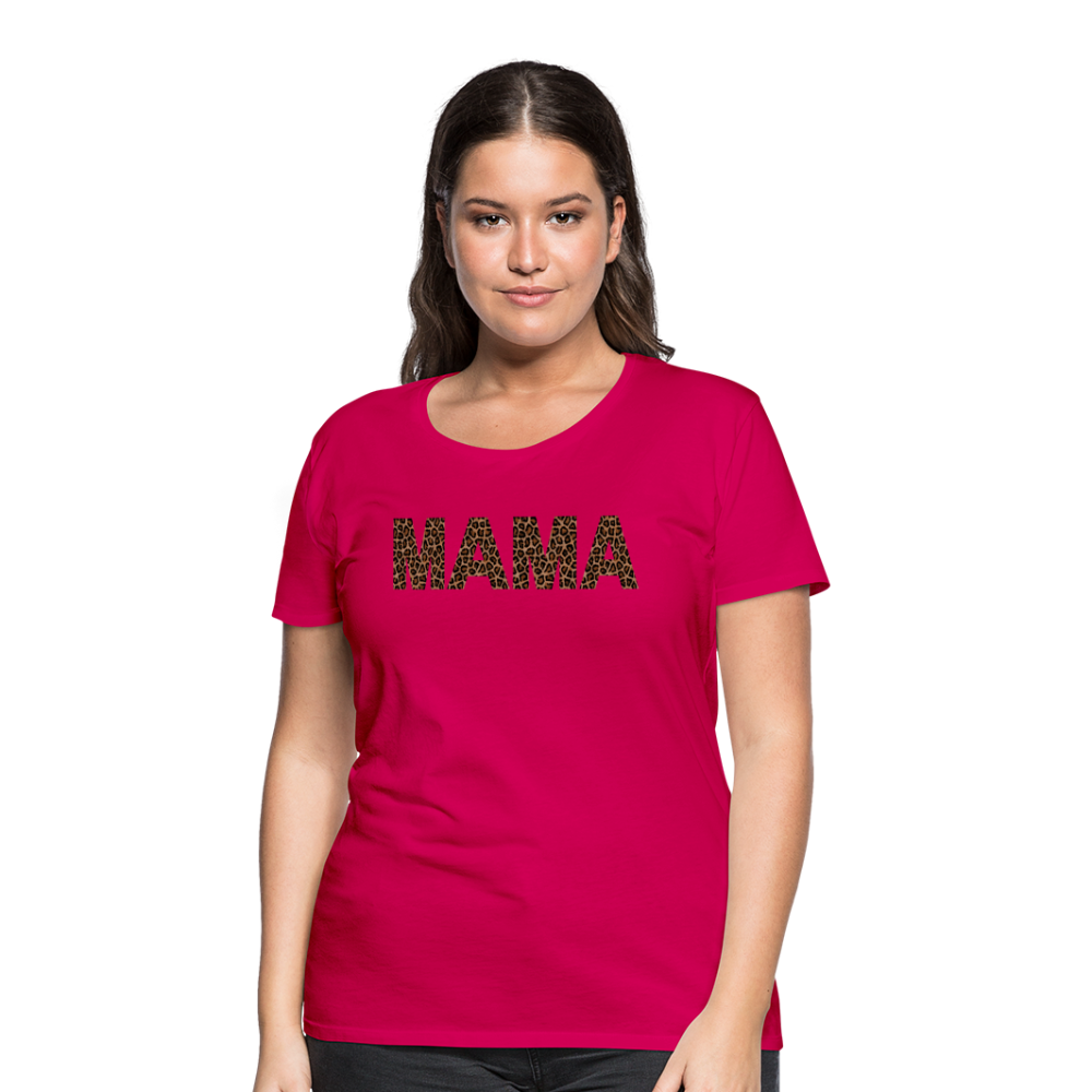 Frauen Premium T-Shirt - Mama Deisgn - dunkles Pink