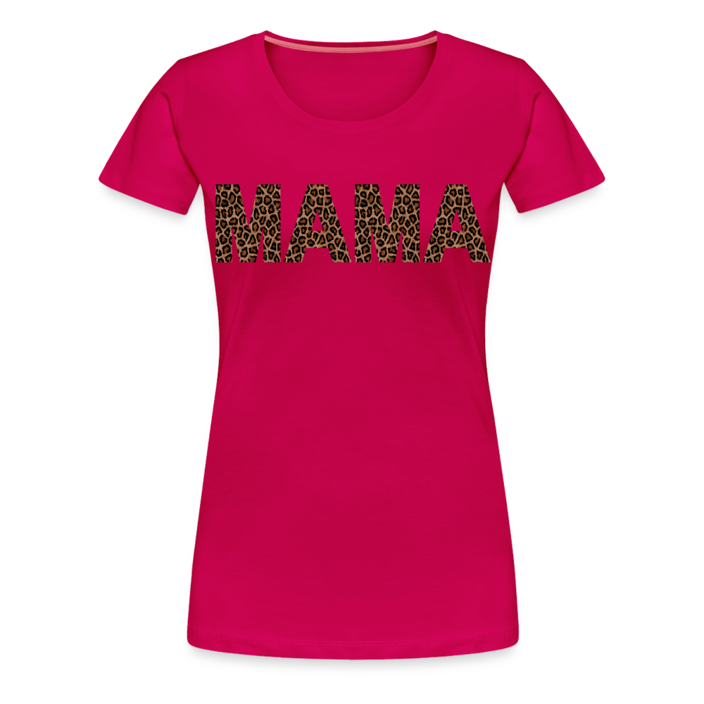 Frauen Premium T-Shirt - Mama Deisgn - dunkles Pink