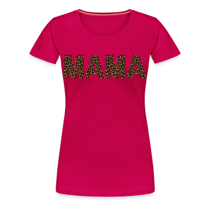 Frauen Premium T-Shirt - Mama Deisgn - dunkles Pink