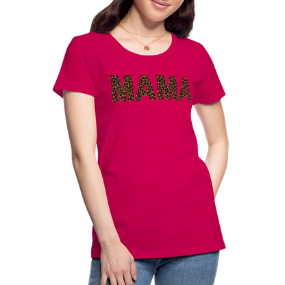 Frauen Premium T-Shirt - Mama Deisgn - dunkles Pink