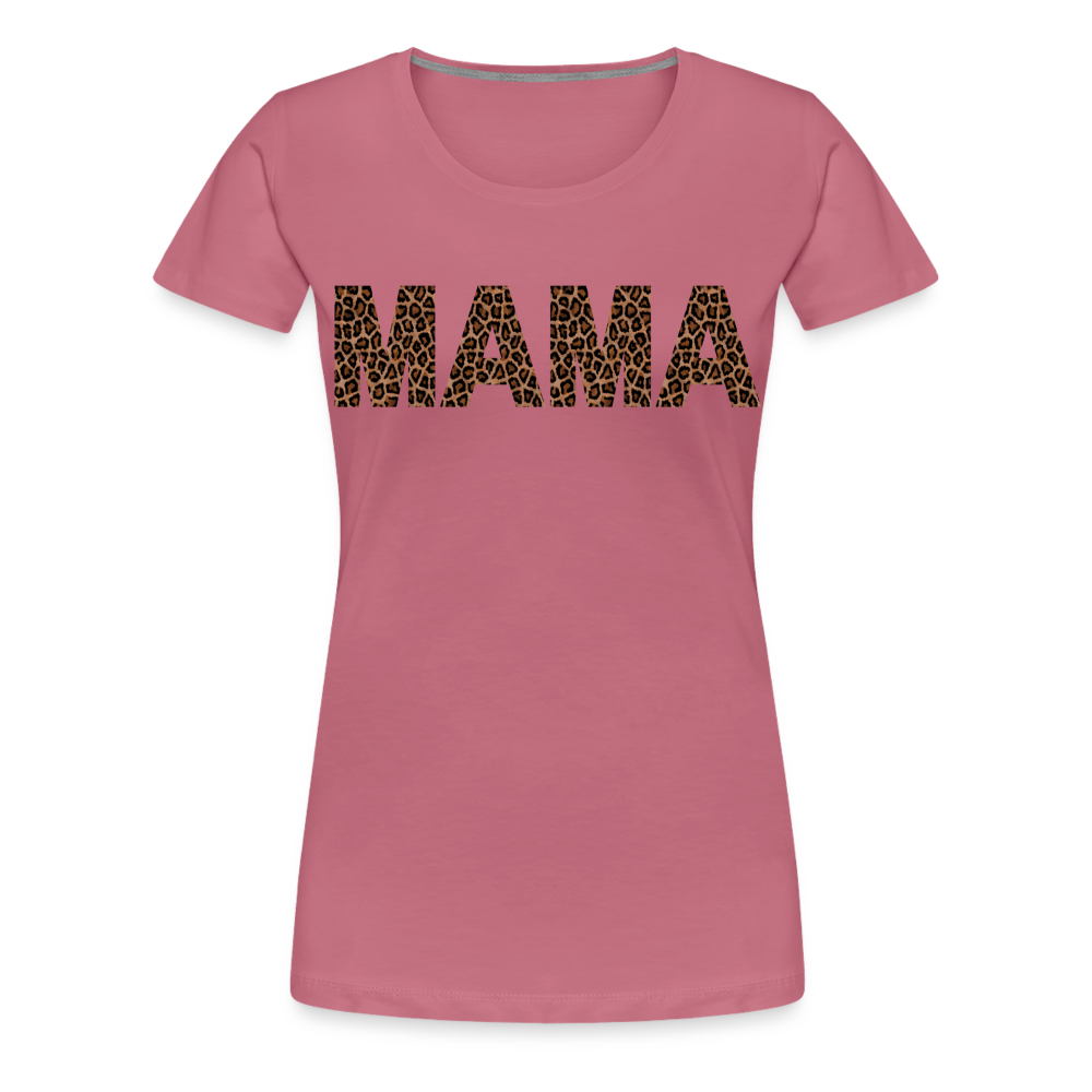 Frauen Premium T-Shirt - Mama Deisgn - Malve