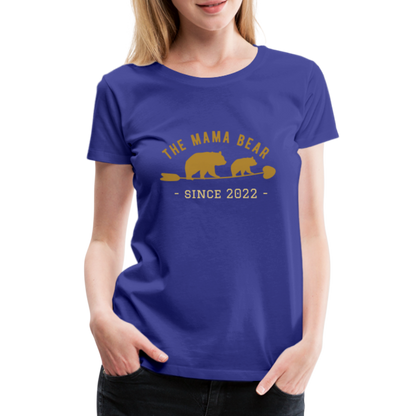 Mama Bear T-Shirt - Jahreszahl personalisierbar - Königsblau