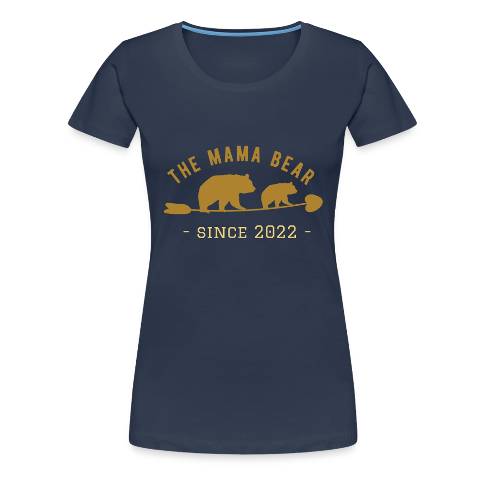 Mama Bear T-Shirt - Jahreszahl personalisierbar - Navy