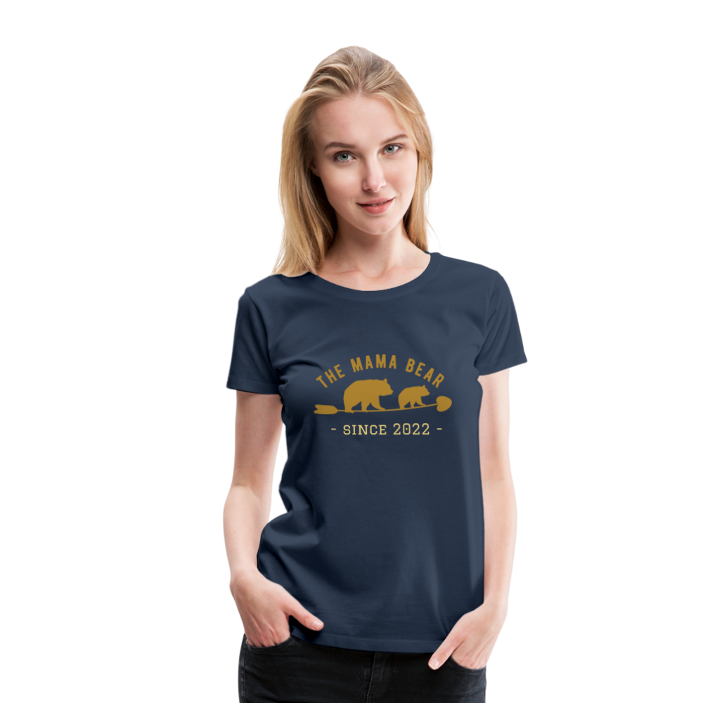 Mama Bear T-Shirt - Jahreszahl personalisierbar - Navy