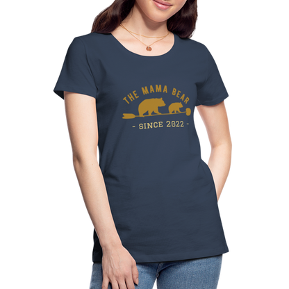 Mama Bear T-Shirt - Jahreszahl personalisierbar - Navy