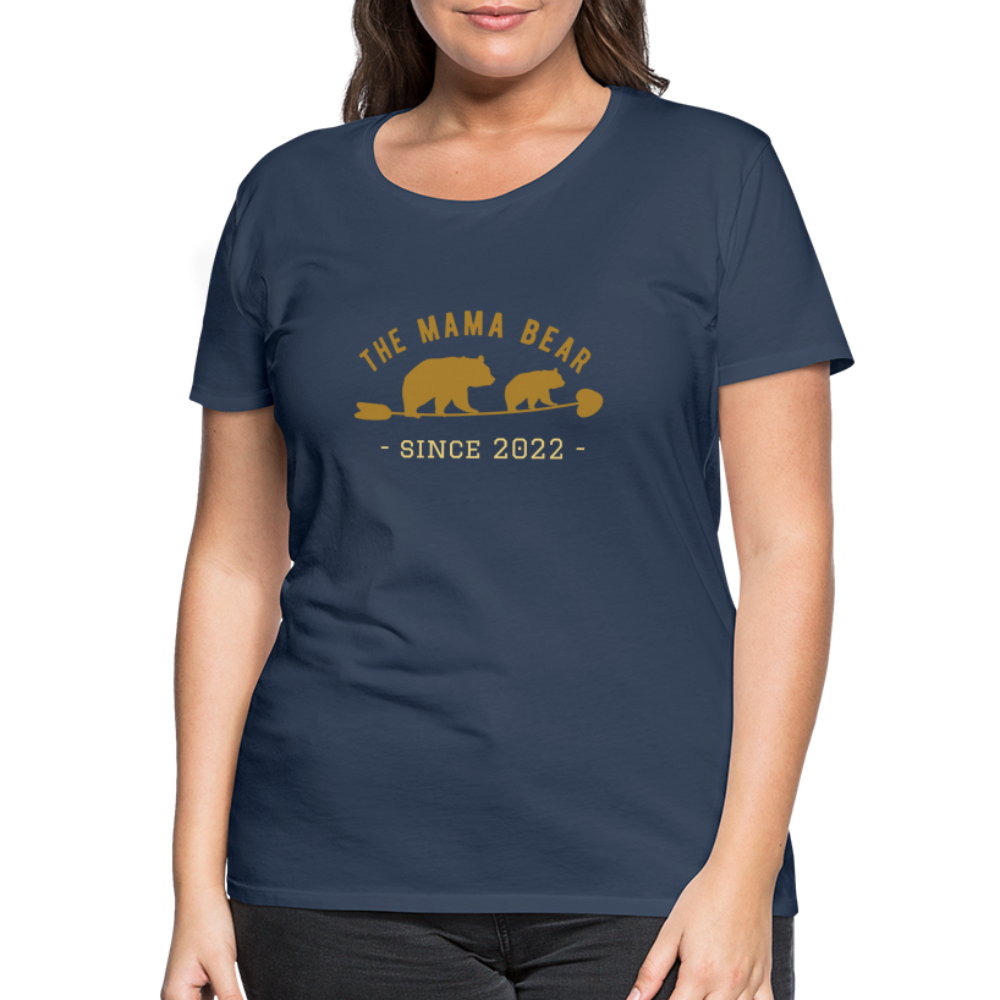 Mama Bear T-Shirt - Jahreszahl personalisierbar - Navy