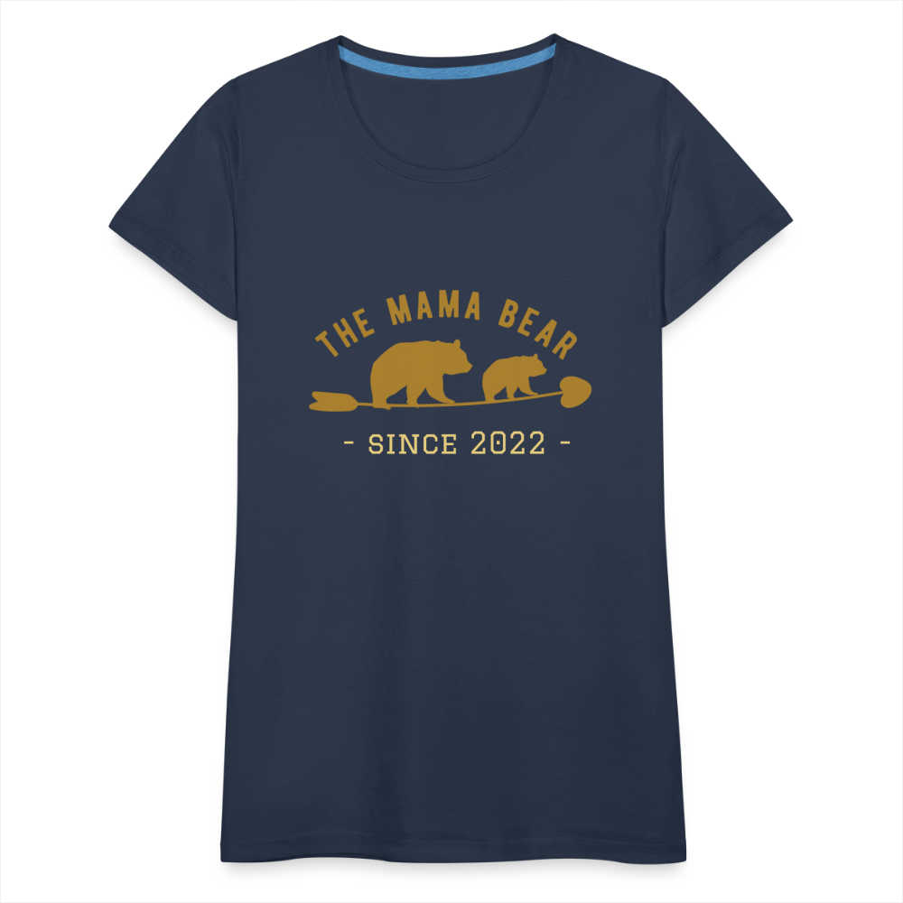 Mama Bear T-Shirt - Jahreszahl personalisierbar - Navy