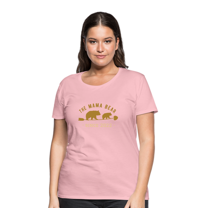 Mama Bear T-Shirt - Jahreszahl personalisierbar - Hellrosa