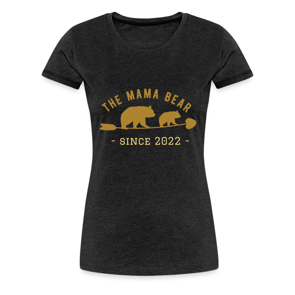 Mama Bear T-Shirt - Jahreszahl personalisierbar - Anthrazit