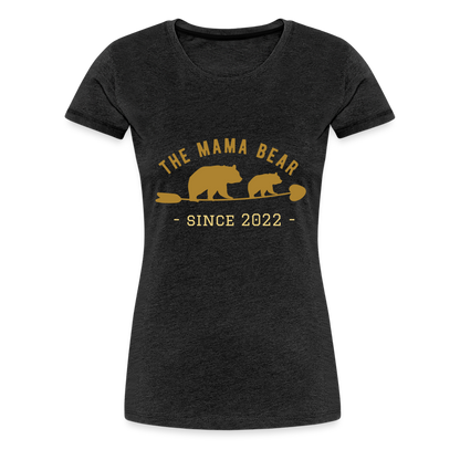 Mama Bear T-Shirt - Jahreszahl personalisierbar - Anthrazit