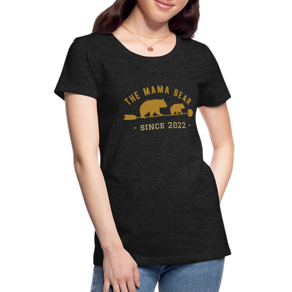 Mama Bear T-Shirt - Jahreszahl personalisierbar - Anthrazit